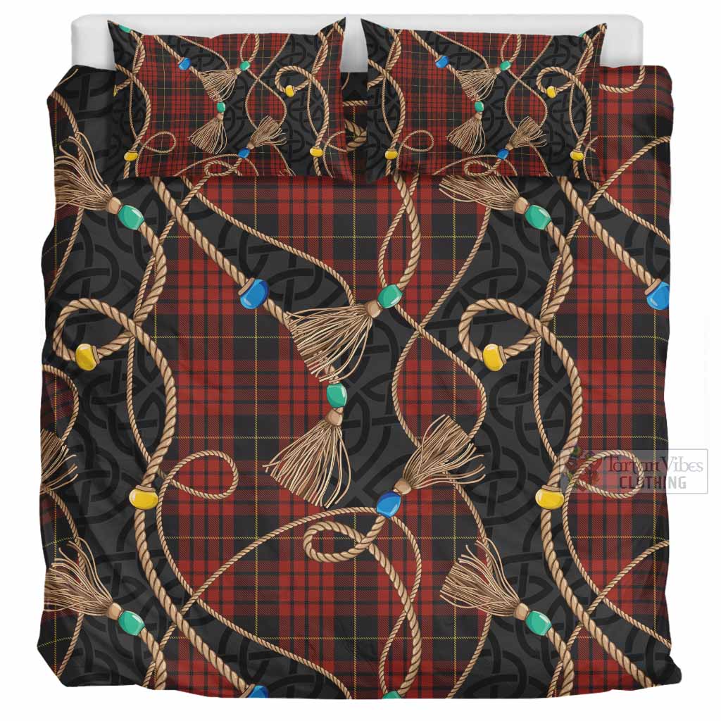 MacQueen (McQueen) Scottish Tartan Twisted Ropes Stylized Bedding Set UK Bedding Set UK Super King 104*94 inch - Tartan Vibes Clothing