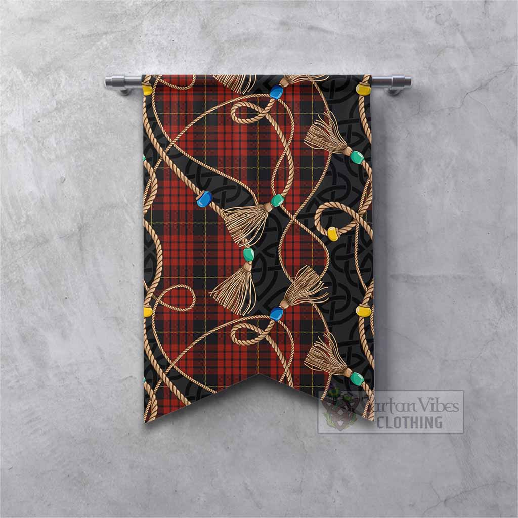 MacQueen (McQueen) Scottish Tartan Twisted Ropes Stylized Gonfalon Fishtail - Tartan Vibes Clothing