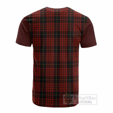 MacQueen (McQueen) Tartan Accent Cotton T-shirt with Family Crest