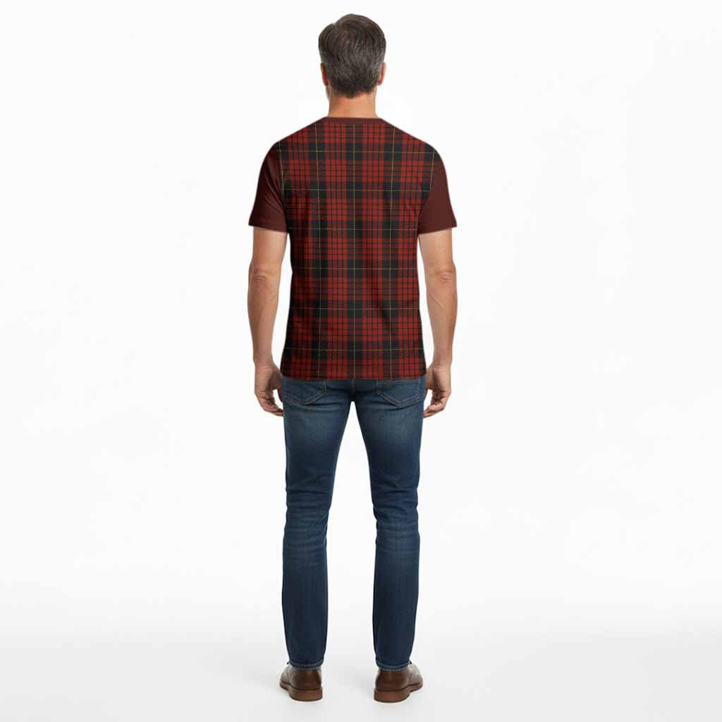 MacQueen (McQueen) Tartan Accent Cotton T-shirt with Family Crest