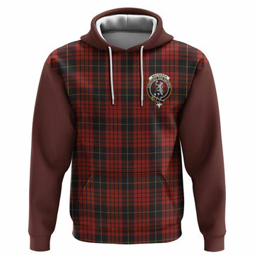 MacQueen (McQueen) Tartan Accent Hoodie with Family Crest