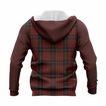 MacQueen (McQueen) Tartan Accent Knitted Hoodie with Family Crest