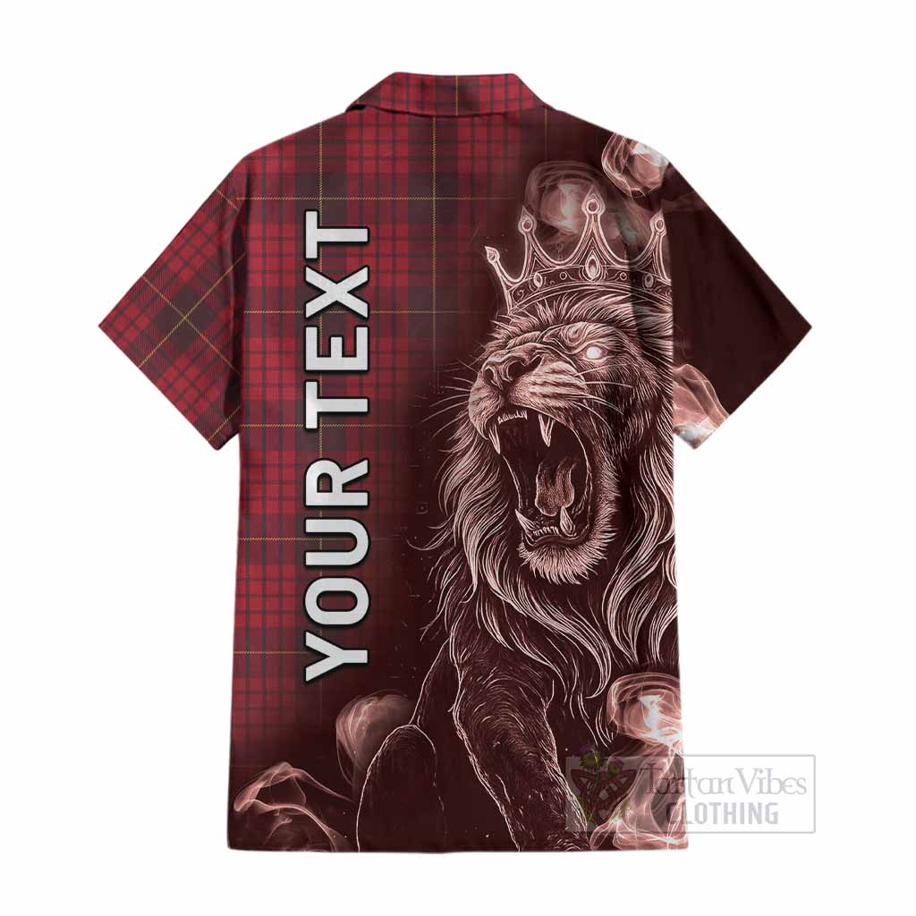 MacQueen (McQueen) Tartan Cotton Hawaiian Shirt Roaring Lion Heritage