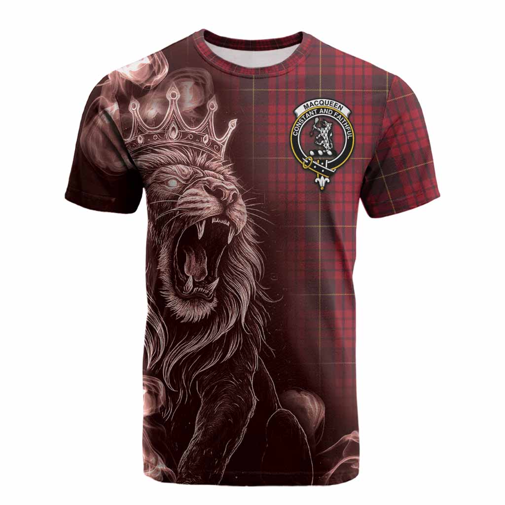 MacQueen (McQueen) Tartan Cotton T-shirt Roaring Lion Heritage