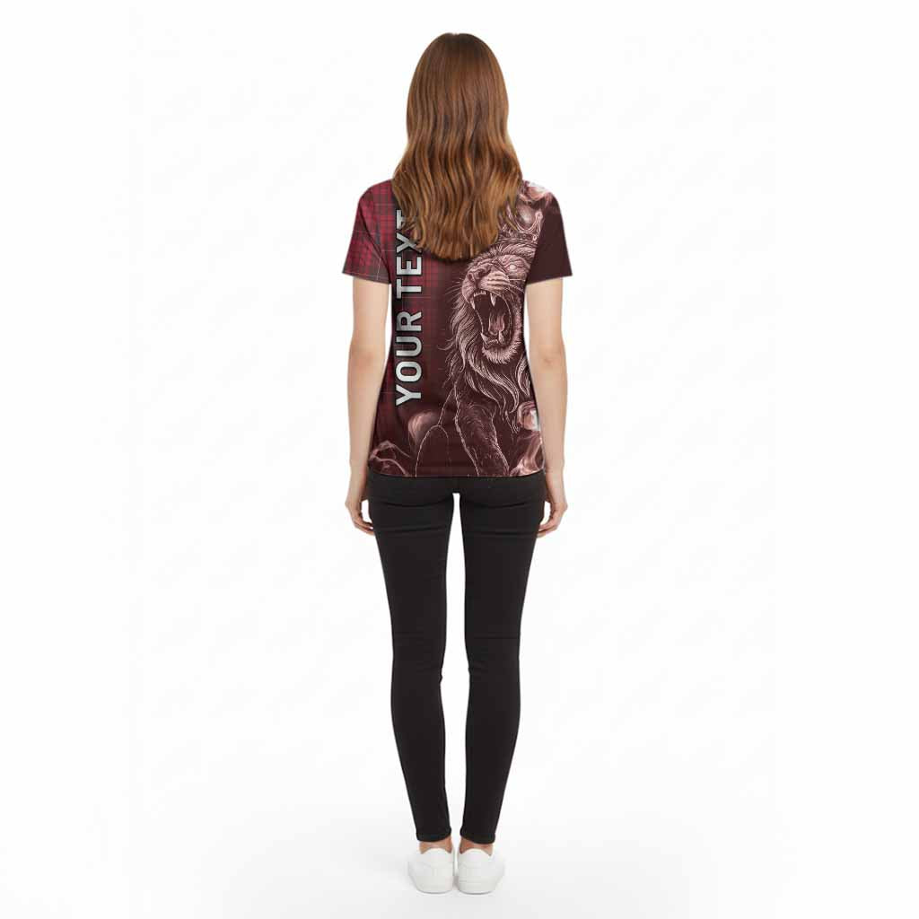 MacQueen (McQueen) Tartan Cotton T-shirt Roaring Lion Heritage