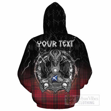 MacQueen (McQueen) Tartan Crest Cotton Hoodie Celtic Odin's Raven Legacy