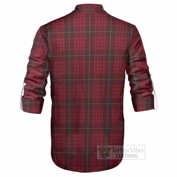 MacQueen (McQueen) Tartan Crest Ghillie Shirt Ferocious Lion Style