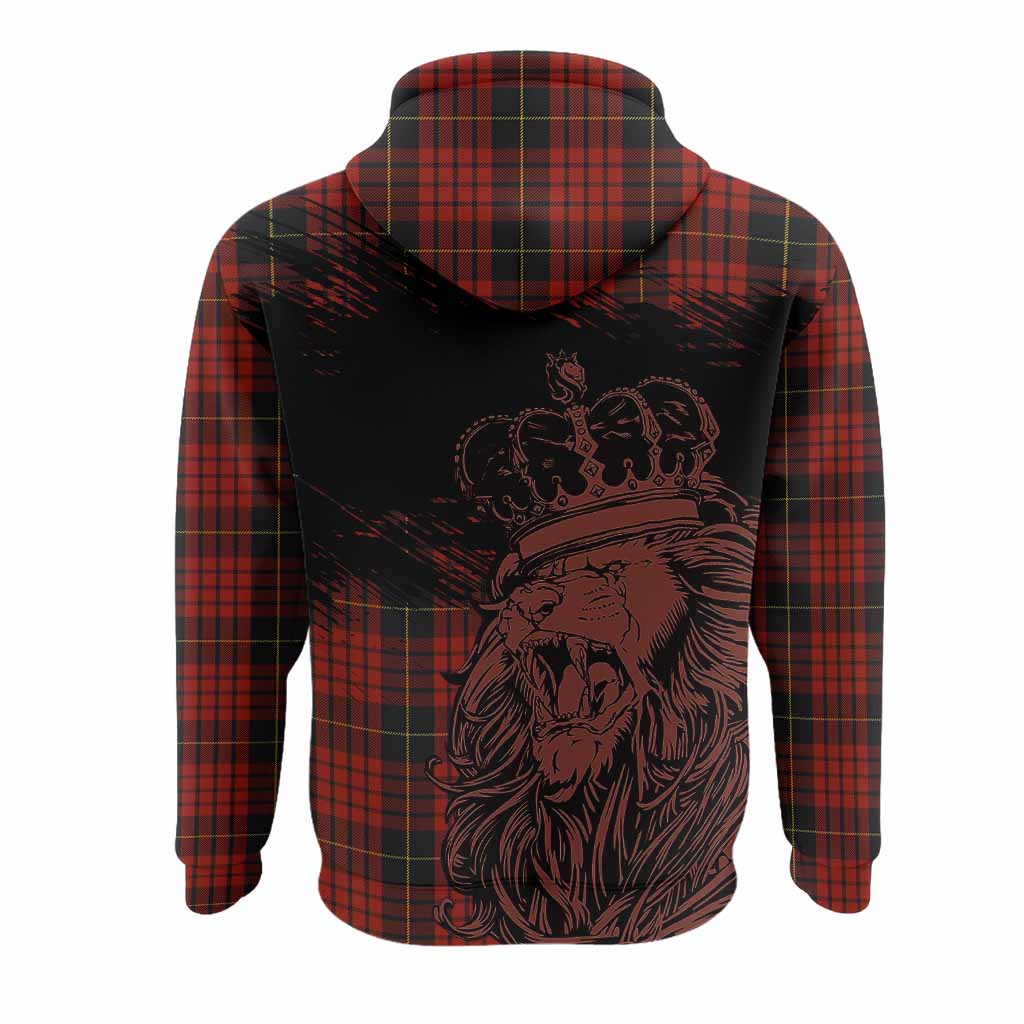MacQueen (McQueen) Tartan Crest Hoodie Crowned Lion Heritage Style