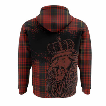MacQueen (McQueen) Tartan Crest Hoodie Crowned Lion Heritage Style