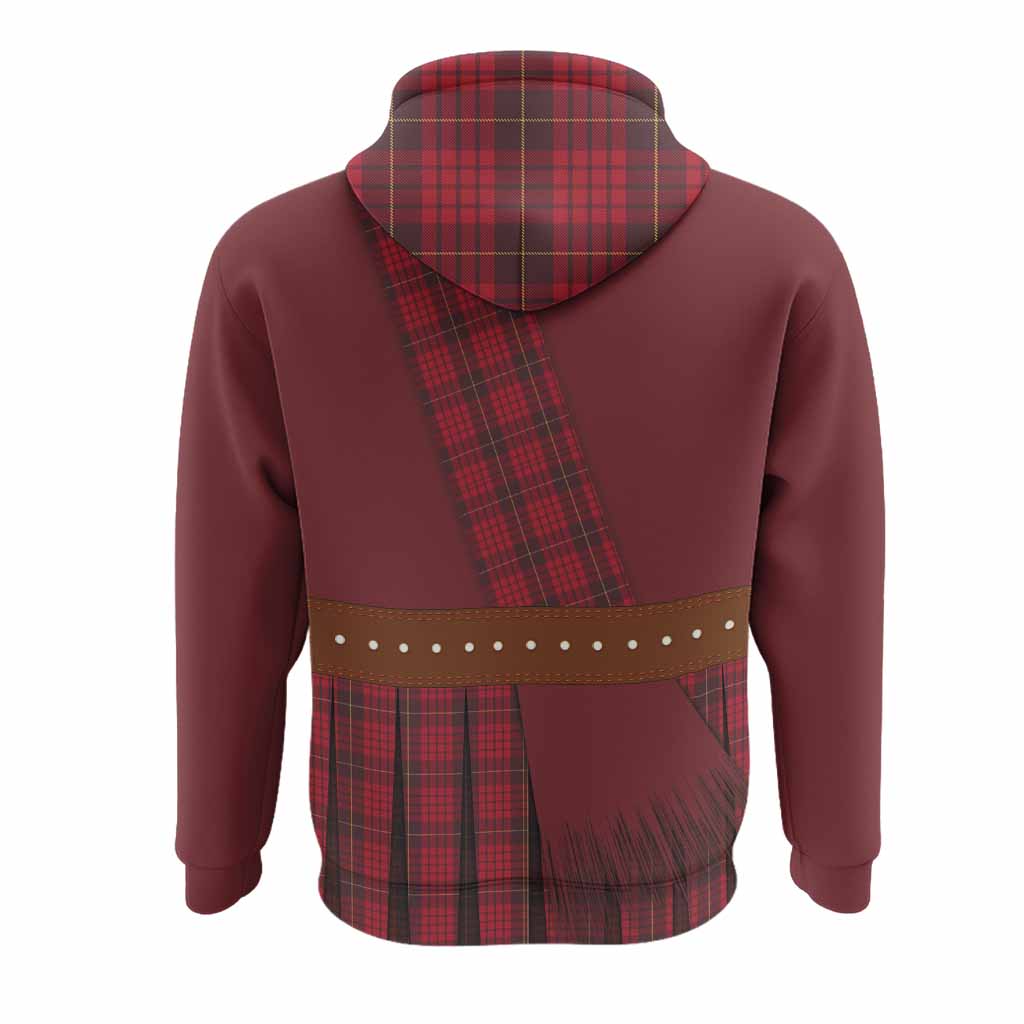 MacQueen (McQueen) Tartan Crest Hoodie Kilt Costume Style