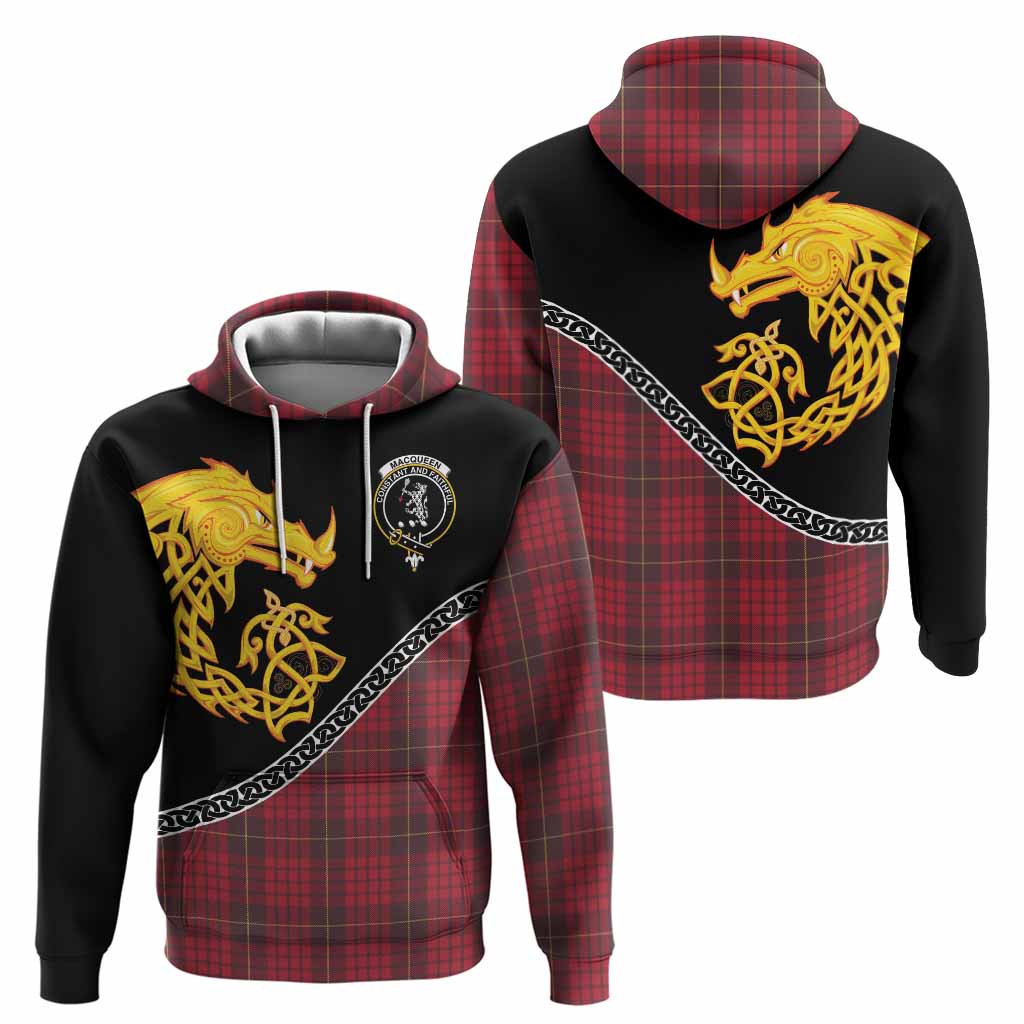 MacQueen (McQueen) Tartan Crest Hoodie Legendary Dragon Knot Half Style
