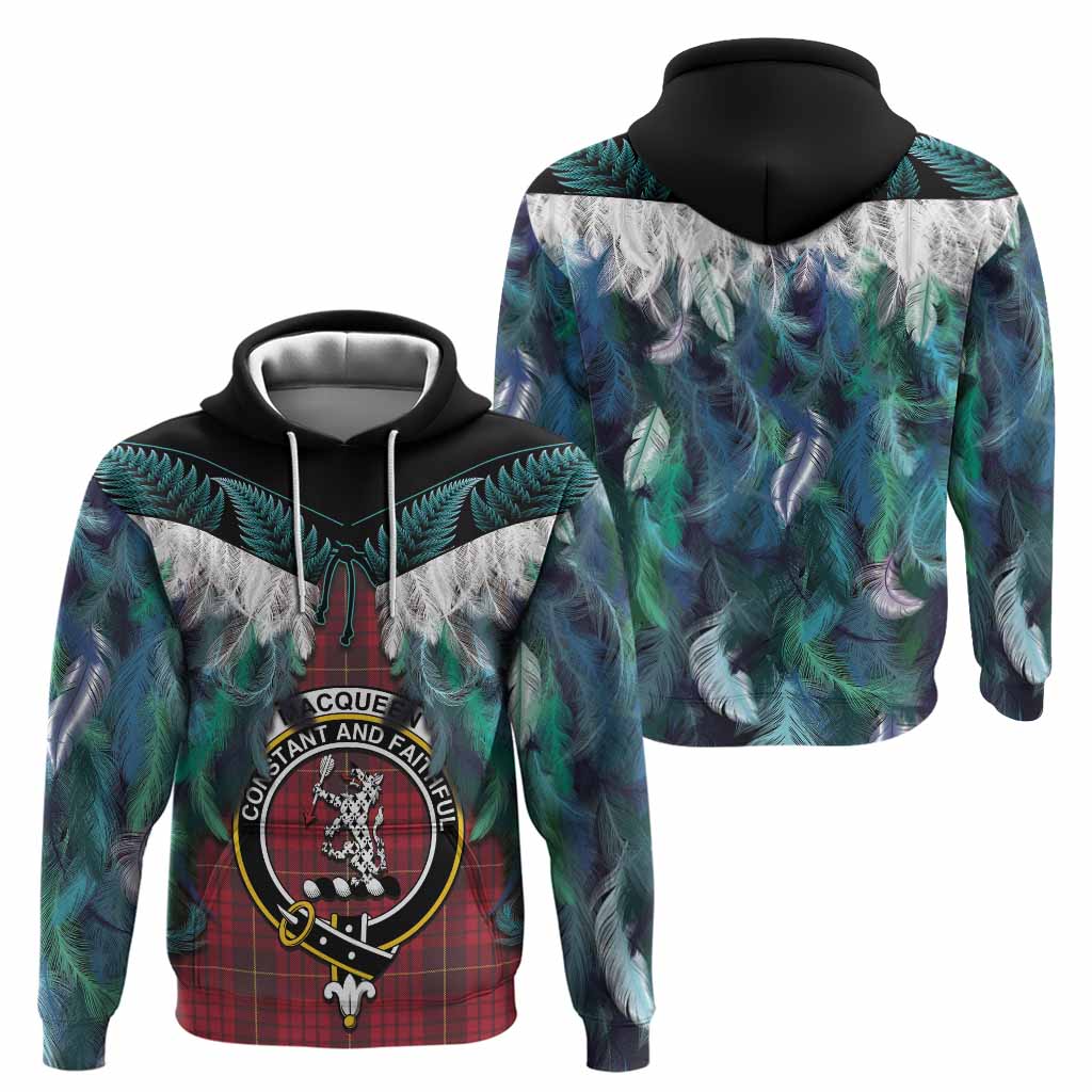 MacQueen (McQueen) Tartan Crest Hoodie New Zealand Maori Korowai Cloak