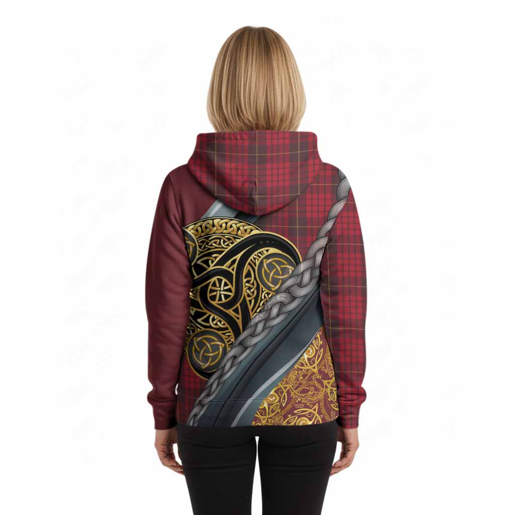 MacQueen (McQueen) Tartan Crest Hoodie Scottish Triskele Celtic