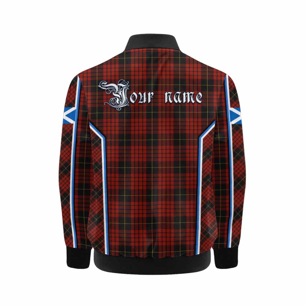MacQueen (McQueen) Tartan Crest Kid Bomber Jacket Scotland Coat of Arm Flag Style - Tartan Vibes Clothing