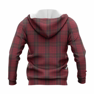 MacQueen (McQueen) Tartan Crest Knitted Hoodie Ferocious Lion Style