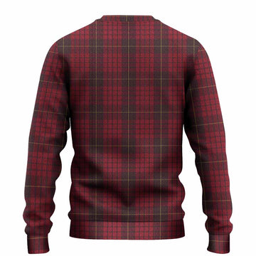 MacQueen (McQueen) Tartan Crest Knitted Sweater Ferocious Lion Style