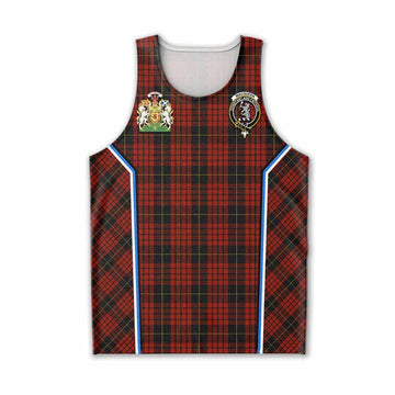MacQueen (McQueen) Tartan Crest Men Tank Top Scotland Coat of Arm Flag Style - Tartan Vibes Clothing