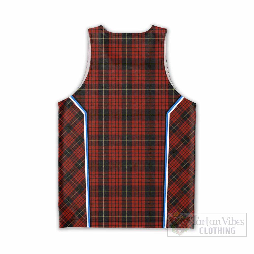 MacQueen (McQueen) Tartan Crest Men Tank Top Scotland Coat of Arm Flag Style - Tartan Vibes Clothing