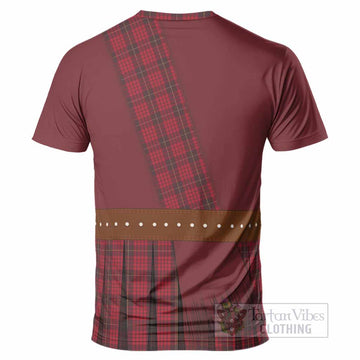 MacQueen (McQueen) Tartan Crest T-Shirt Kilt Costume Style