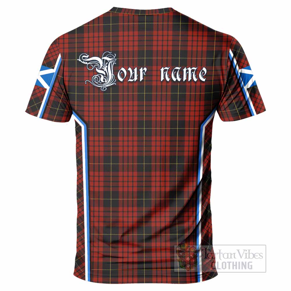 MacQueen (McQueen) Tartan Crest T-shirt Scotland Coat of Arm Flag Style - Tartan Vibes Clothing