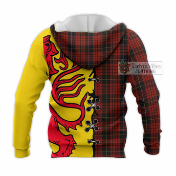 MacQueen (McQueen) Tartan Family Crest Knitted Hoodie Lion Rampant Honor - Tartan Vibes Clothing