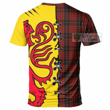 MacQueen (McQueen) Tartan Family Crest T-shirt Lion Rampant Honor - Tartan Vibes Clothing