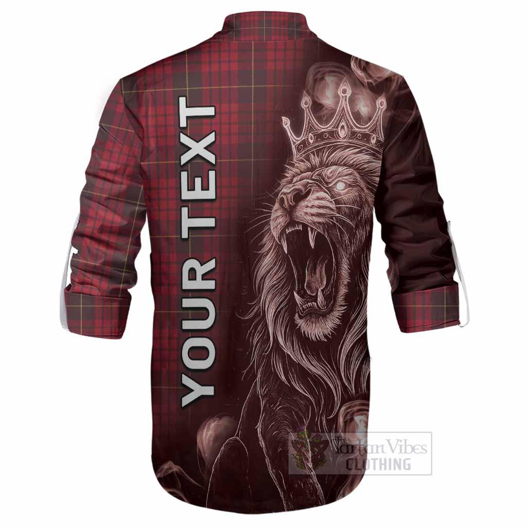 MacQueen (McQueen) Tartan Ghillie Shirt Roaring Lion Heritage