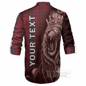 MacQueen (McQueen) Tartan Ghillie Shirt Roaring Lion Heritage
