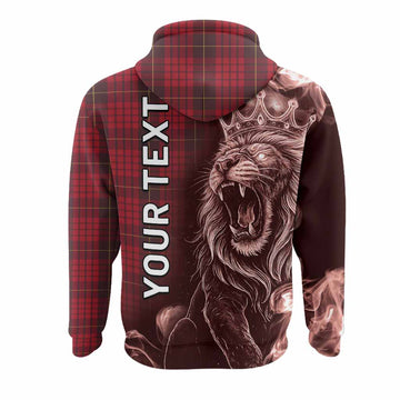 MacQueen (McQueen) Tartan Hoodie Roaring Lion Heritage