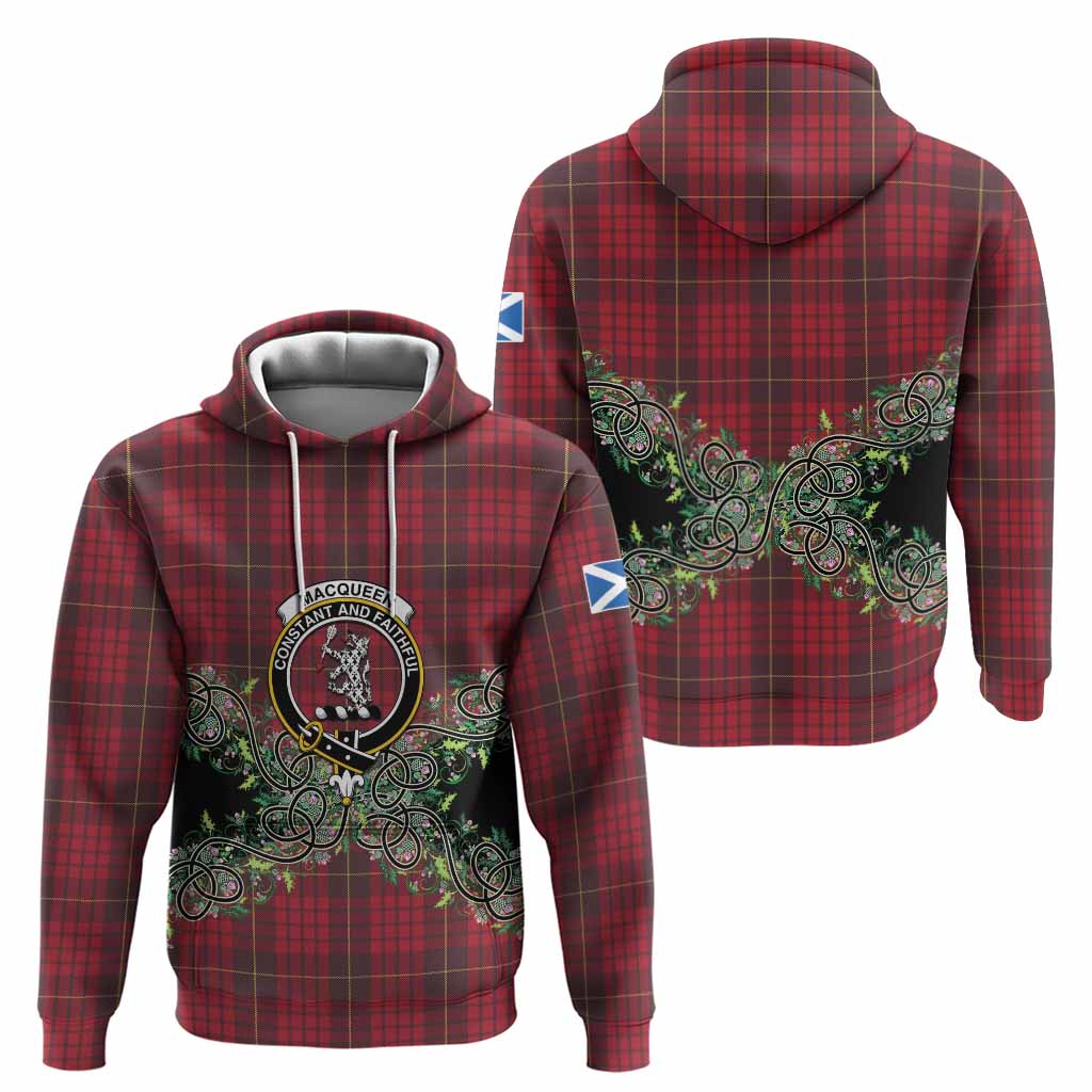 MacQueen (McQueen) Tartan Hoodie Thistle Scottish Spirit