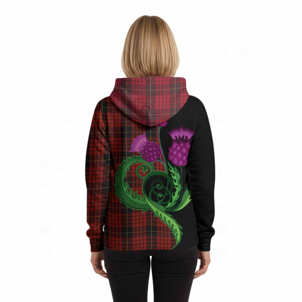 MacQueen (McQueen) Tartan Hoodie Traditional Scottish Thistle