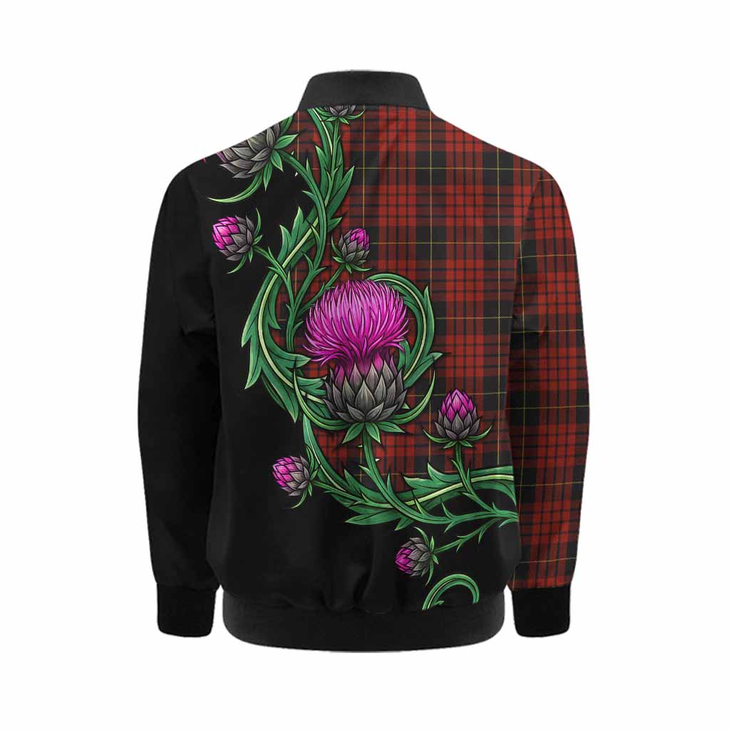 MacQueen (McQueen) Tartan Kid Bomber Jacket Resilient Scottish Thistle Kid - Tartan Vibes Clothing