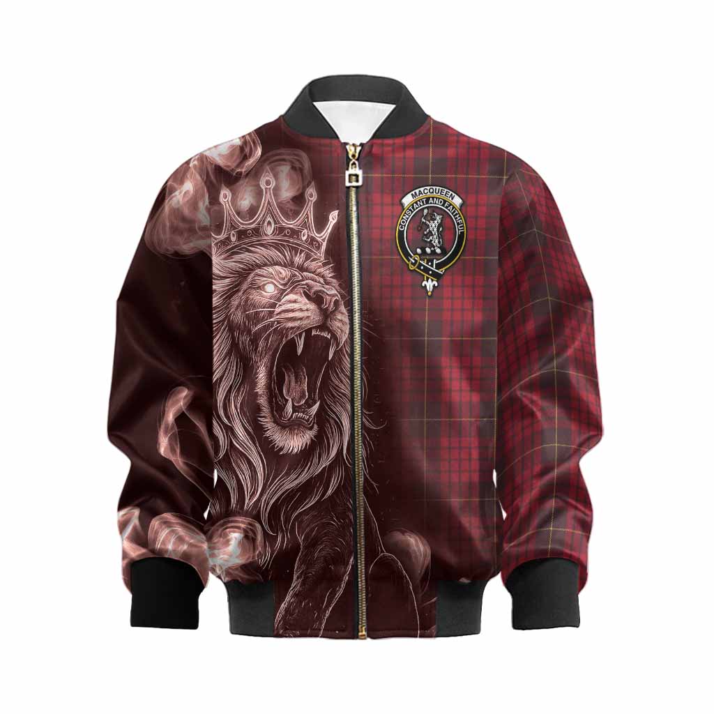 MacQueen (McQueen) Tartan Kid Bomber Jacket Roaring Lion Heritage