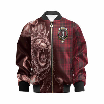 MacQueen (McQueen) Tartan Kid Bomber Jacket Roaring Lion Heritage