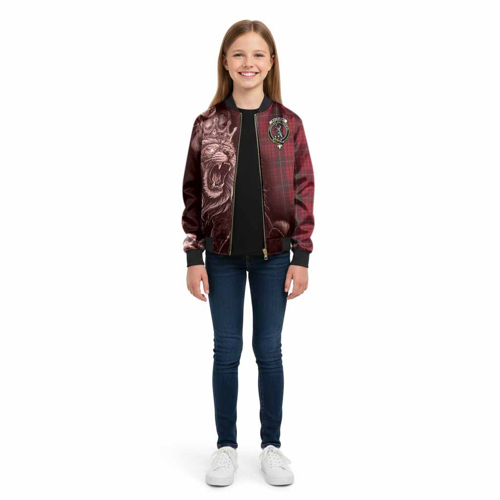 MacQueen (McQueen) Tartan Kid Bomber Jacket Roaring Lion Heritage