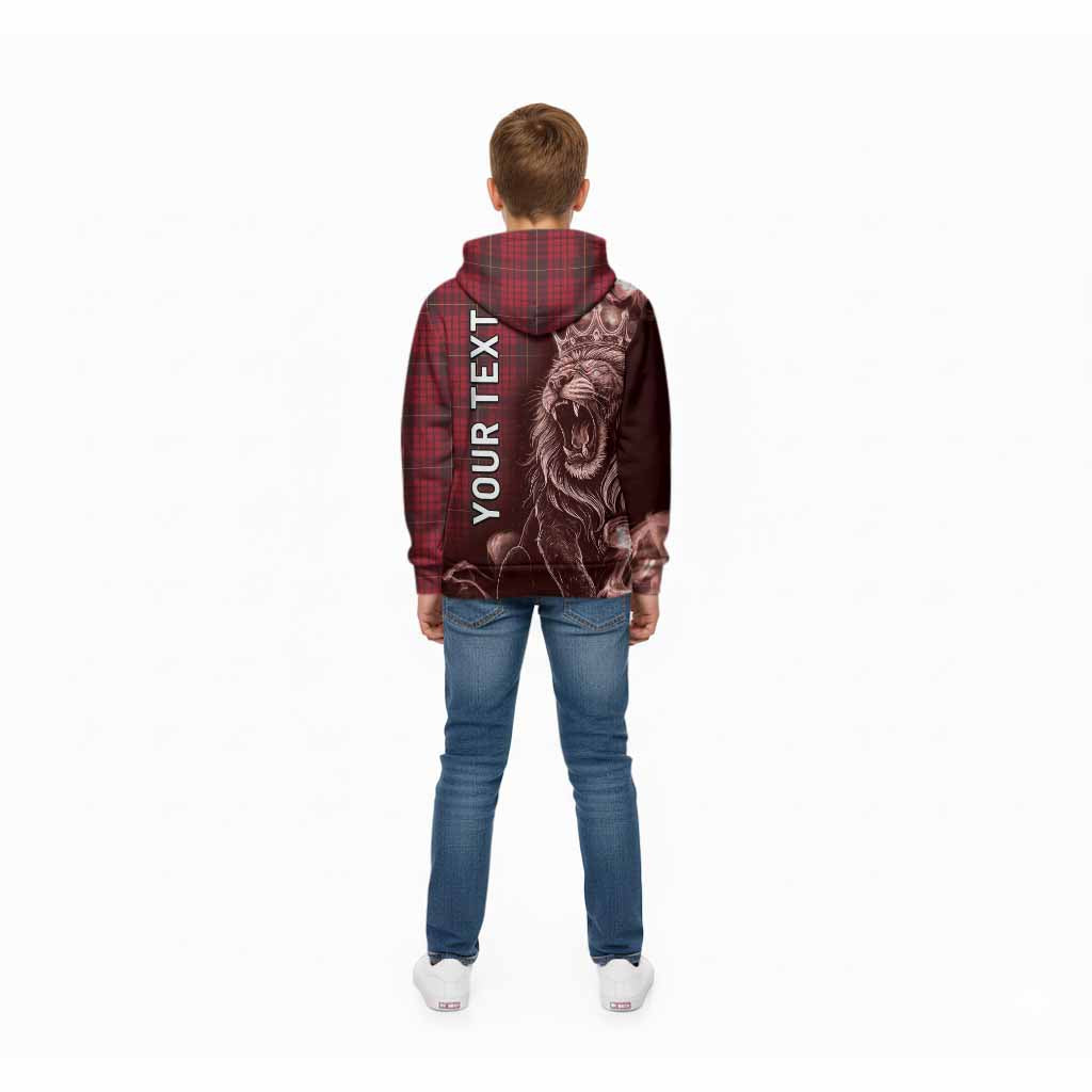 MacQueen (McQueen) Tartan Kid Hoodie Roaring Lion Heritage