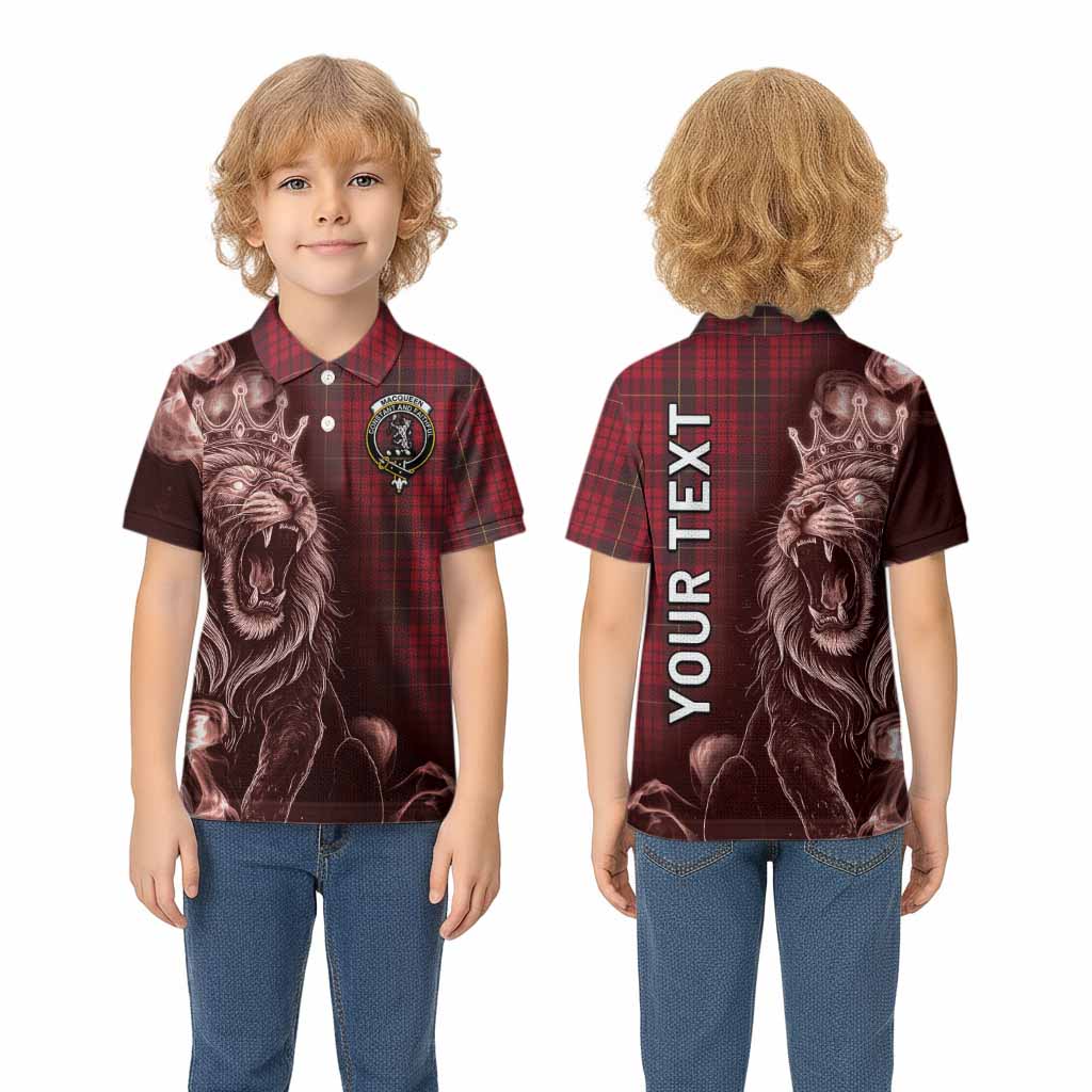 MacQueen (McQueen) Tartan Kid Polo Shirt Roaring Lion Heritage