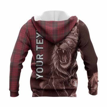 MacQueen (McQueen) Tartan Knitted Hoodie Roaring Lion Heritage
