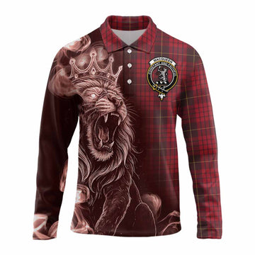 MacQueen (McQueen) Tartan Long Sleeve Polo Shirt Roaring Lion Heritage