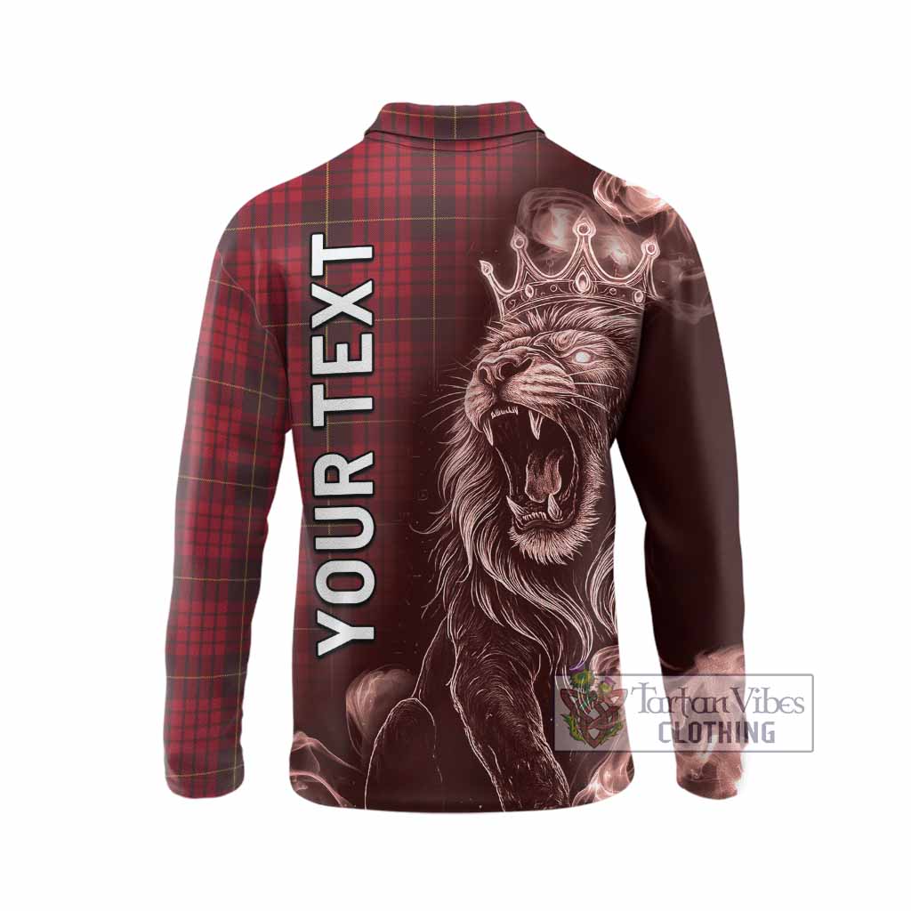 MacQueen (McQueen) Tartan Long Sleeve Polo Shirt Roaring Lion Heritage
