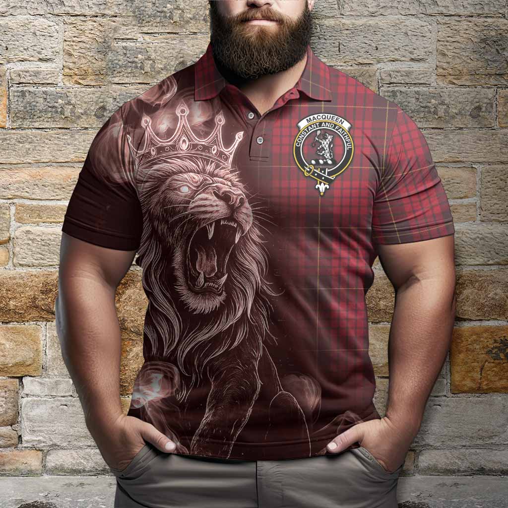 MacQueen (McQueen) Tartan Polo Shirt Roaring Lion Heritage