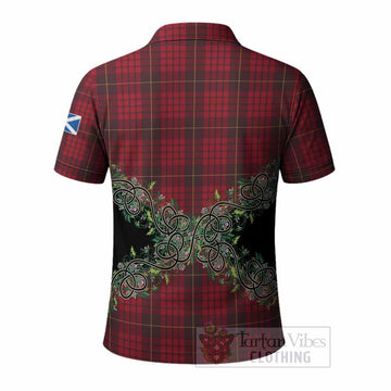 MacQueen (McQueen) Tartan Polo Shirt Thistle Scottish Spirit