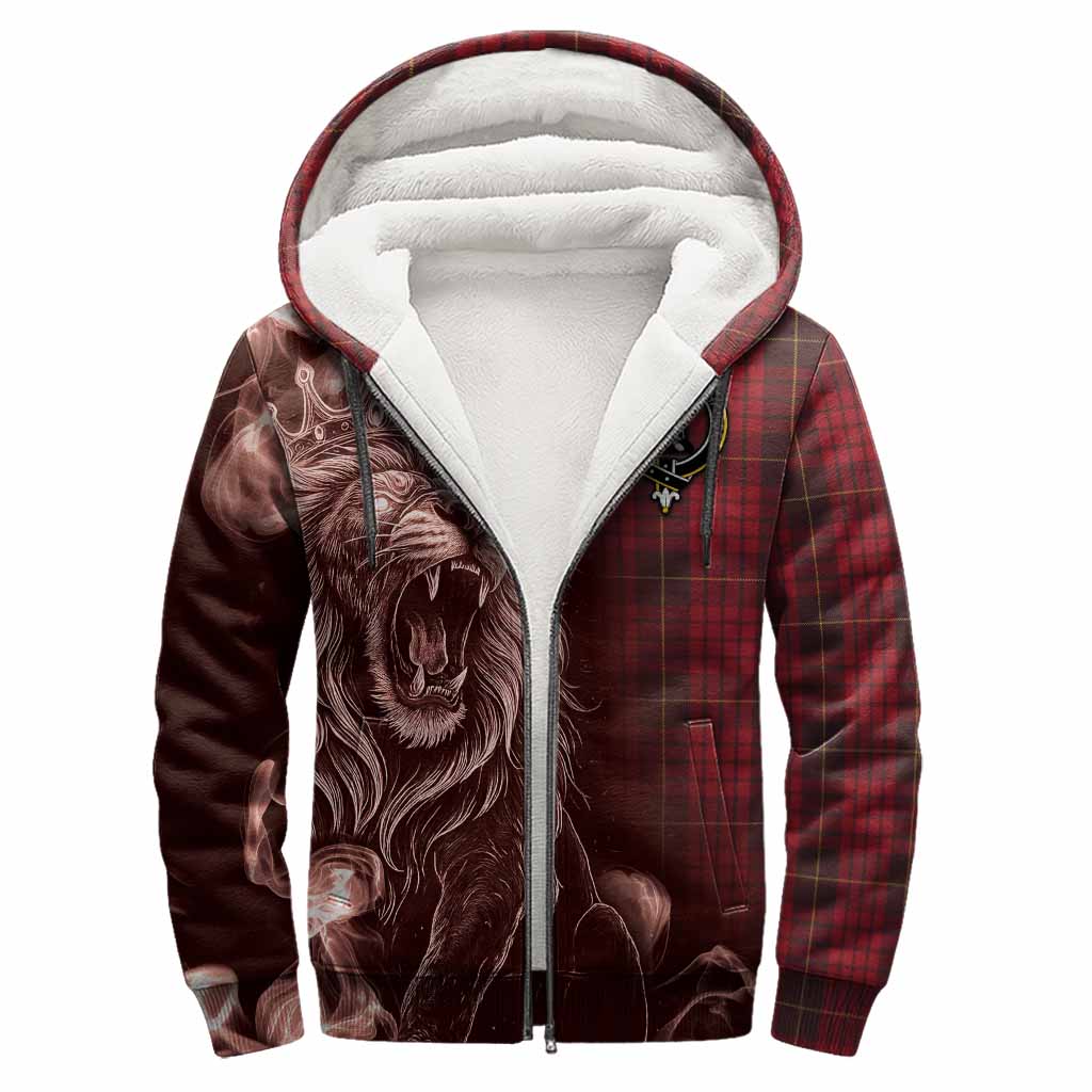 MacQueen (McQueen) Tartan Sherpa Hoodie Roaring Lion Heritage