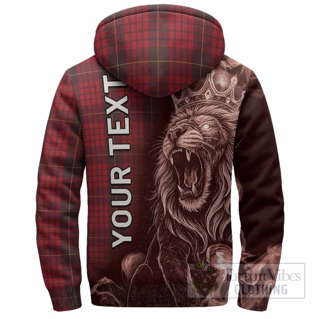 MacQueen (McQueen) Tartan Sherpa Hoodie Roaring Lion Heritage