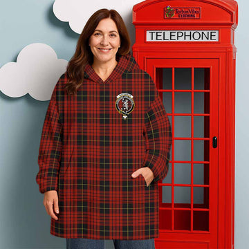 MacQueen (McQueen) Tartan Wearable Blanket with Family Crest - Tartan Vibes Clothing