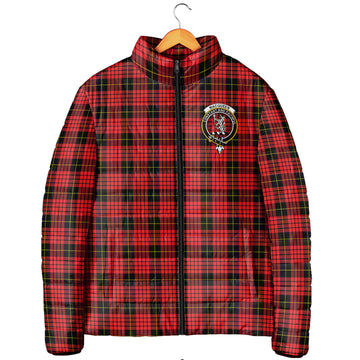 MacQueen Modern Tartan Padded Jacket with Family Crest