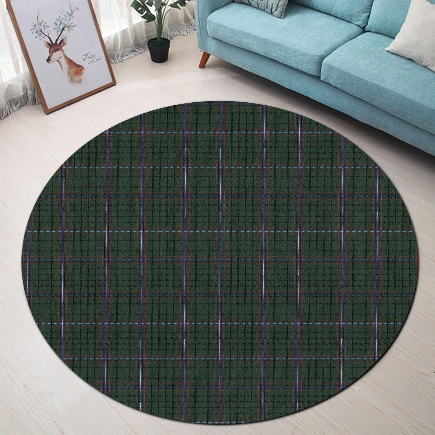 macrae-tartan-round-rug
