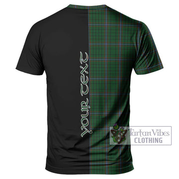 MacRae (McRae) Tartan T-Shirt with Family Crest and Half Of Me Style