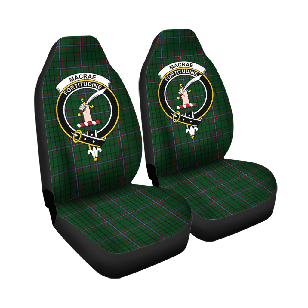 MacRae Tartan Car Seat Cover with Family Crest - Tartanvibesclothing