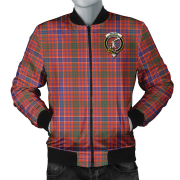 MacRae Ancient Tartan Bomber Jacket with Family Crest